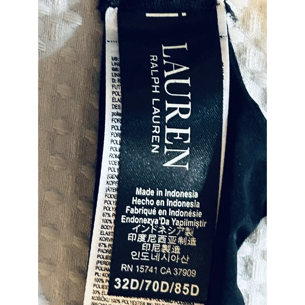 LAUREN RALPH LAUREN Lot Of 2 (NEW) 32D Wireless Full Coverage T-shirt Bras Luxe